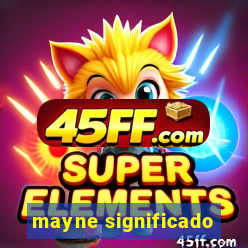 mayne significado